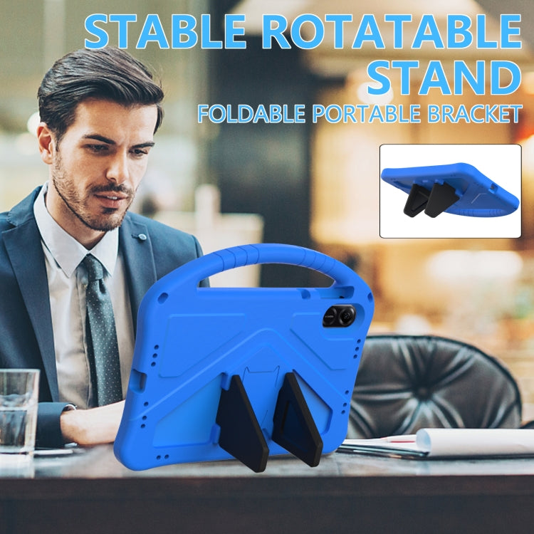 For Honor Pad X8 Pro EVA Shockproof Tablet Case with Holder(Blue)