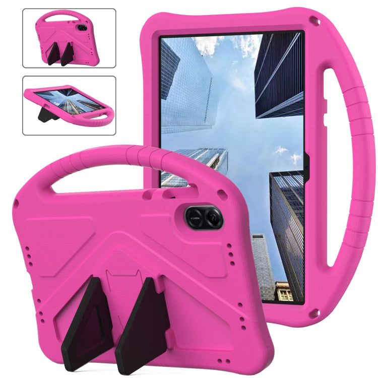 For Honor Pad X8 Pro EVA Shockproof Tablet Case with Holder(Rose Red)