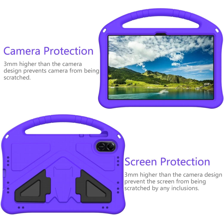 For Honor Pad X8 Pro EVA Shockproof Tablet Case with Holder(Purple)