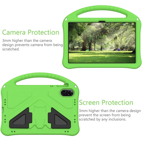 For Honor Pad X8 Pro EVA Shockproof Tablet Case with Holder(Green)