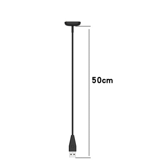 For Fitbit Charge 6 USB Port Smart Watch Charging Cable with Reset Key, Length:50cm