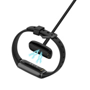 For Fitbit Charge 6 USB Port Smart Watch Charging Cable with Reset Key, Length:50cm
