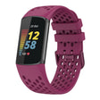 For Fitbit Charge 6 Solid Color Breathable Sports Silicone Watch Band(Wine Red) - free shipping - PMC TechLife - Order now!