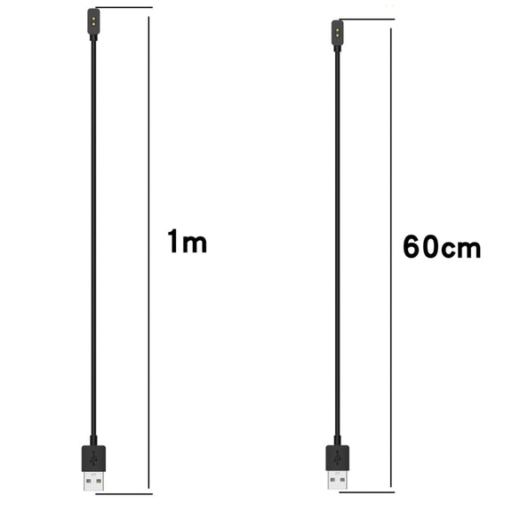 For Xiaomi Smart Band 8 Active Smart Watch Charging Cable, Length:1m(Black)
