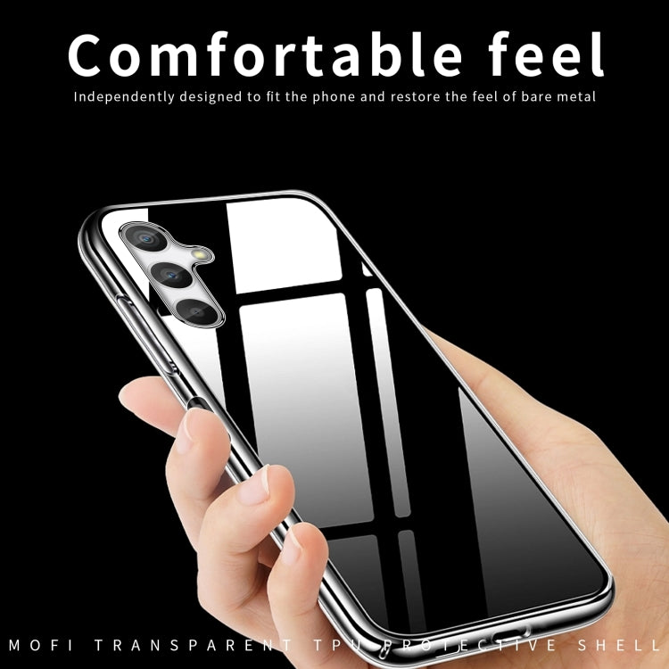 For Samsung Galaxy A55 MOFI Ming Series Ultra-thin TPU Phone Case(Transparent)