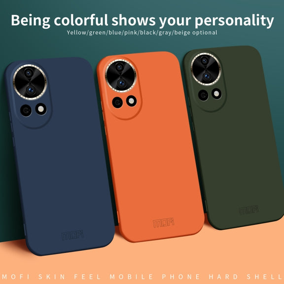 For Huawei nova 12 MOFI Qin Series Skin Feel All-inclusive PC Phone Case(Green)
