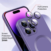 For iPhone 15 Pro ENKAY MagSafe Matte TPU Phone Case with Lens Film(Green)
