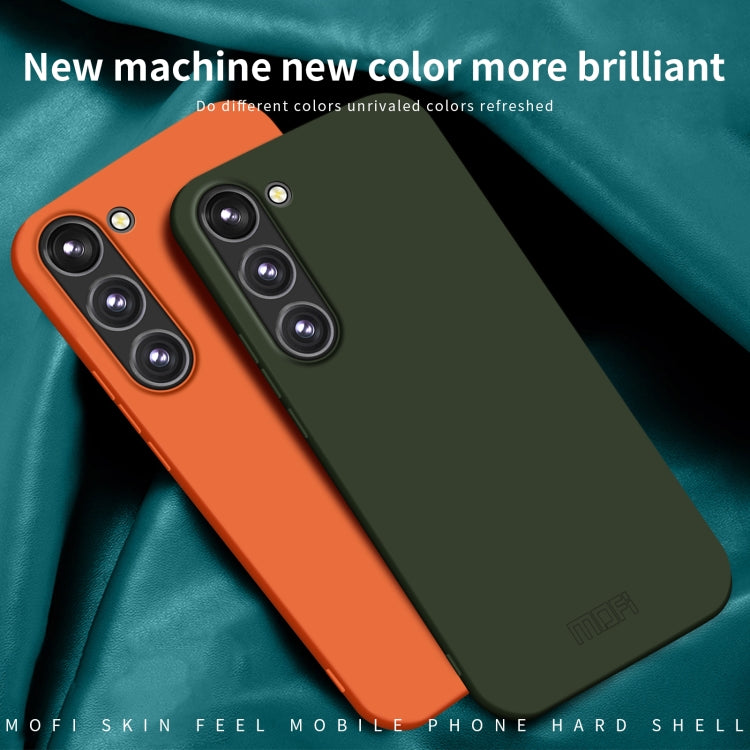 For Samsung Galaxy S24+ 5G MOFI Qin Series Skin Feel All-inclusive PC Phone Case(Gray)