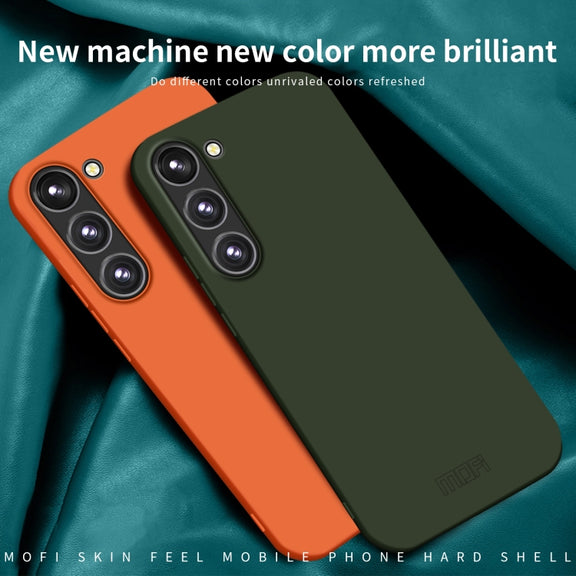 For Samsung Galaxy S24+ 5G MOFI Qin Series Skin Feel All-inclusive PC Phone Case(Gray)