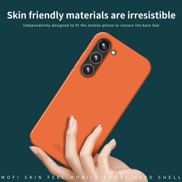 For Samsung Galaxy S24+ 5G MOFI Qin Series Skin Feel All-inclusive PC Phone Case(Gray)