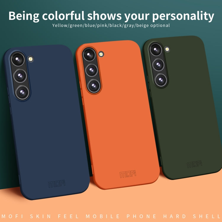 For Samsung Galaxy S24+ 5G MOFI Qin Series Skin Feel All-inclusive PC Phone Case(Gray)