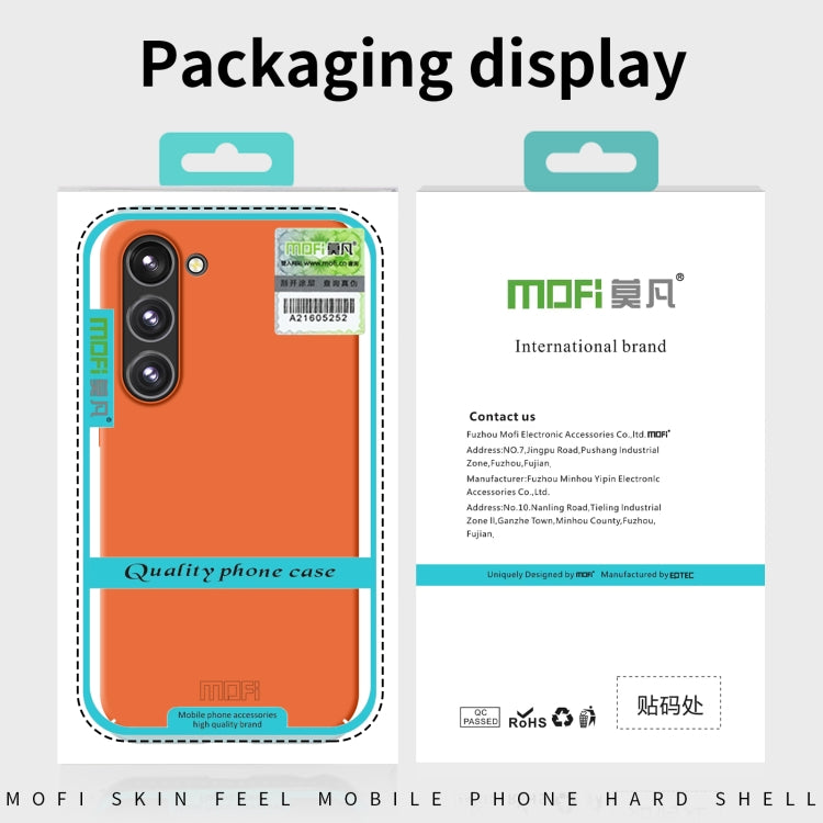 For Samsung Galaxy S24+ 5G MOFI Qin Series Skin Feel All-inclusive PC Phone Case(Gray)