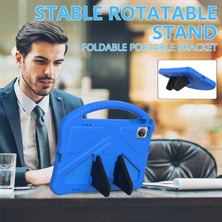 For Teclast M40 Plus 2022 EVA Shockproof Tablet Case with Holder(Blue)