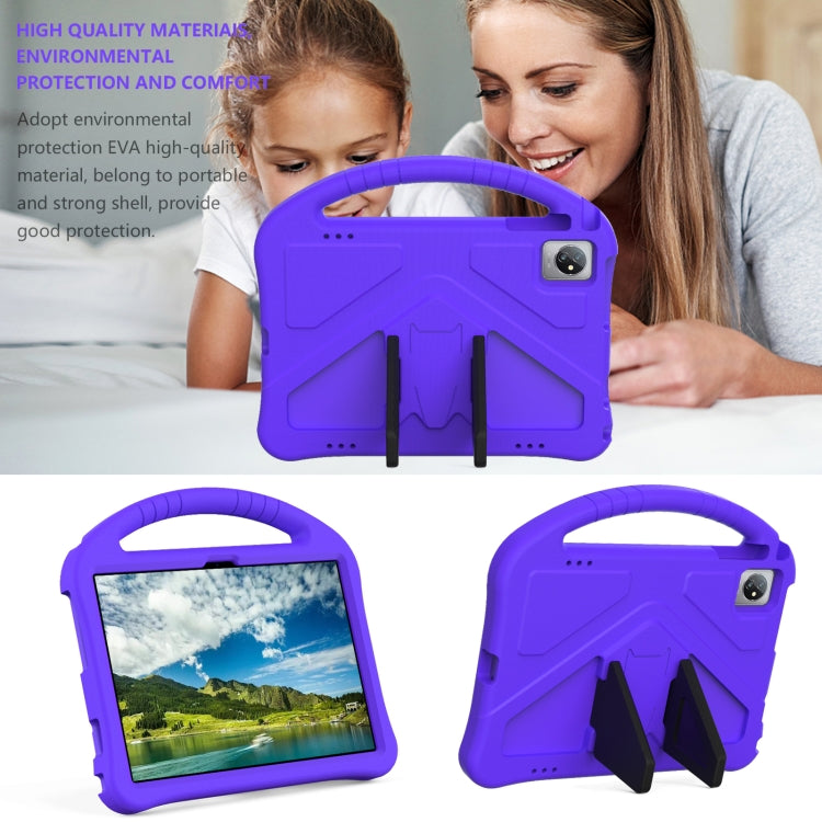 For Teclast M40 2022 EVA Shockproof Tablet Case with Holder(Purple)