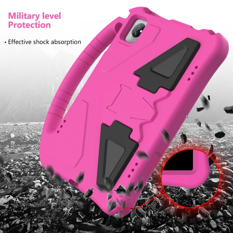 For Teclast M40 Pro 2023 EVA Shockproof Tablet Case with Holder(Rose Red)