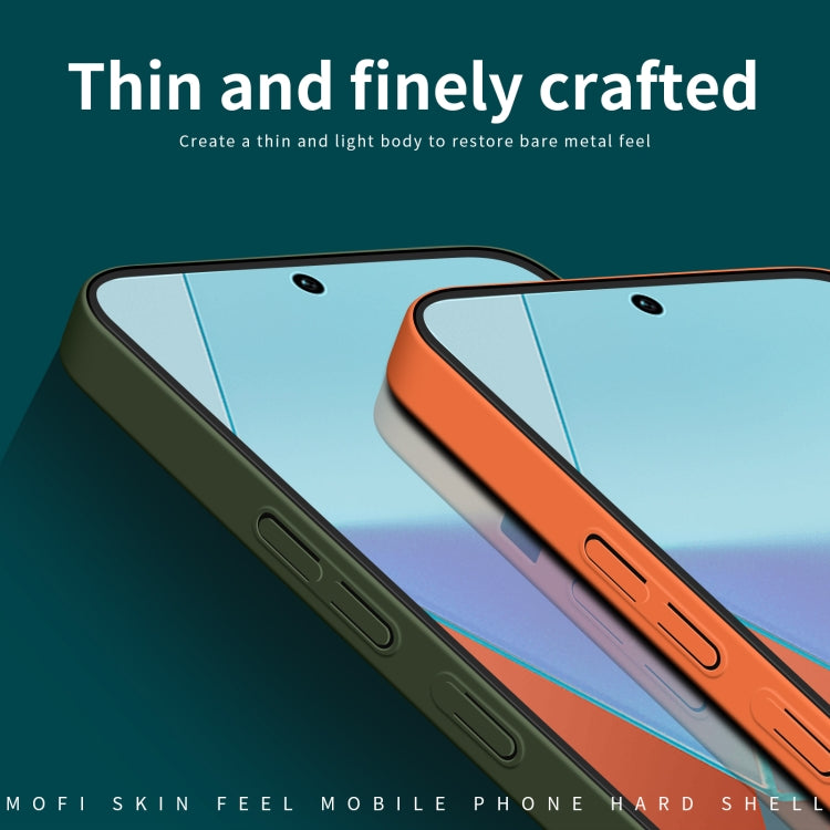 For Xiaomi Redmi Note 13 Pro 5G MOFI Qin Series Skin Feel All-inclusive PC Phone Case(Gray)