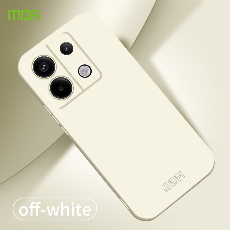 For Xiaomi Redmi Note 13 Pro MOFI Qin Series Skin Feel All-inclusive PC Phone Case(Beige)