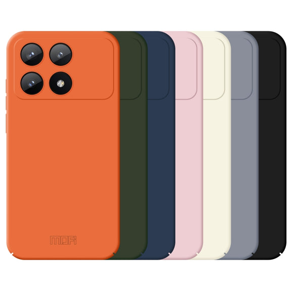 For Xiaomi Redmi K70E MOFI Qin Series Skin Feel All-inclusive PC Phone Case(Black)