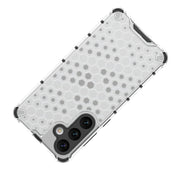 For Samsung Galaxy S24+ 5G Shockproof Honeycomb Phone Case(Blue)