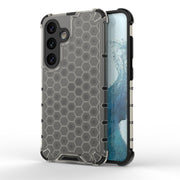 For Samsung Galaxy S24 5G Shockproof Honeycomb Phone Case(Black)