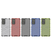 For Samsung Galaxy A25 5G Shockproof Honeycomb Phone Case(White)