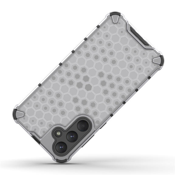 For Samsung Galaxy A55 Shockproof Honeycomb Phone Case(Red)