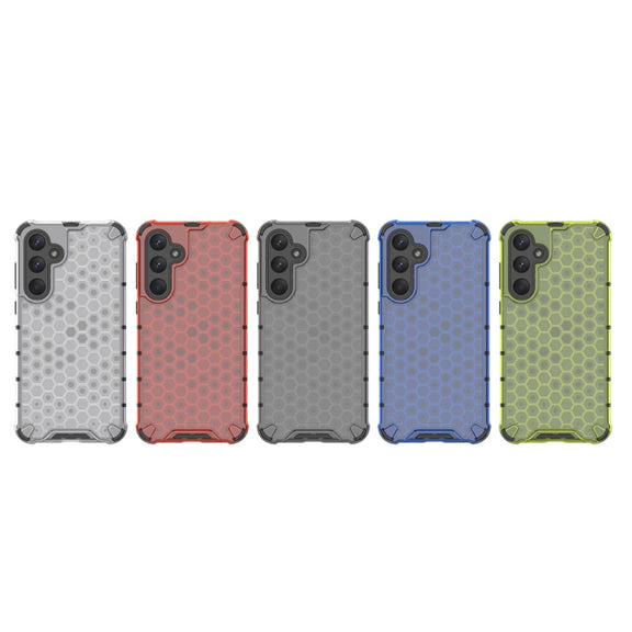 For Samsung Galaxy A55 Shockproof Honeycomb Phone Case(Red)