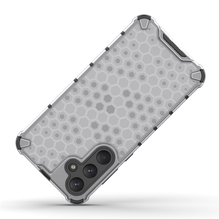 For Samsung Galaxy A55 Shockproof Honeycomb Phone Case(Blue)