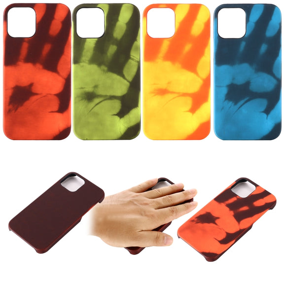 For iPhone 15 Pro Thermal Sensor Discoloration Silicone Phone Case(Black Red)