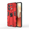 For Redmi Note 13 5G Supersonic Armor PC Hybrid TPU Phone Case(Red) - Note 13 Cases by PMC TechLife | Online Shopping South Africa | PMC TechLife | Buy Now Pay Later Mobicred