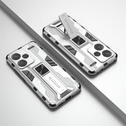 For Redmi Note 13 Pro 5G Supersonic Armor PC Hybrid TPU Phone Case(Silver)