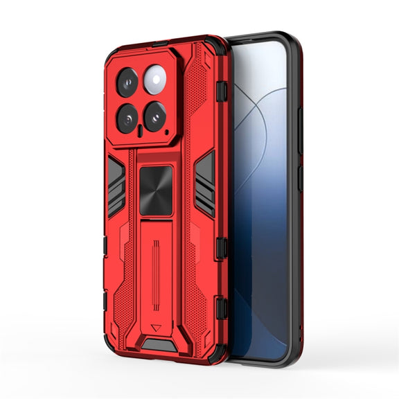 For Xiaomi 14 Supersonic Armor PC Hybrid TPU Phone Case(Red)