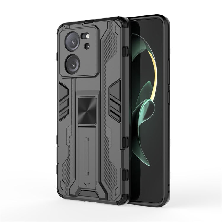 For Xiaomi 13T Pro Supersonic Armor PC Hybrid TPU Phone Case(Black)