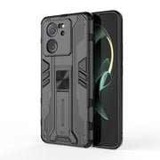 For Xiaomi 13T Pro Supersonic Armor PC Hybrid TPU Phone Case(Black)