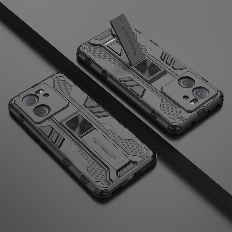 For Xiaomi 13T Pro Supersonic Armor PC Hybrid TPU Phone Case(Black)