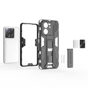 For Xiaomi 13T Pro Supersonic Armor PC Hybrid TPU Phone Case(Red)