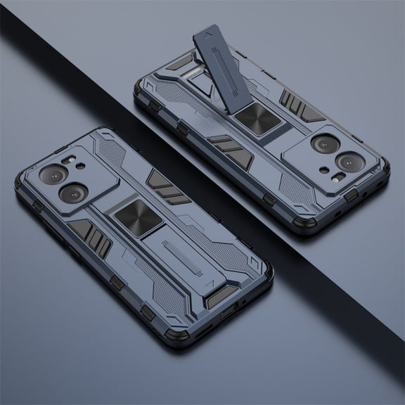 For Xiaomi 13T Pro Supersonic Armor PC Hybrid TPU Phone Case(Blue)