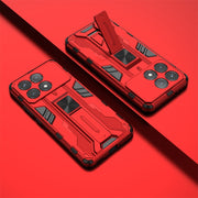 For Redmi K70 Supersonic Armor PC Hybrid TPU Phone Case(Red)