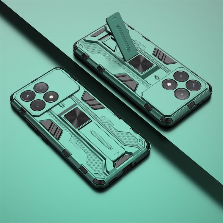 For Redmi K70 Pro Supersonic Armor PC Hybrid TPU Phone Case(Green)
