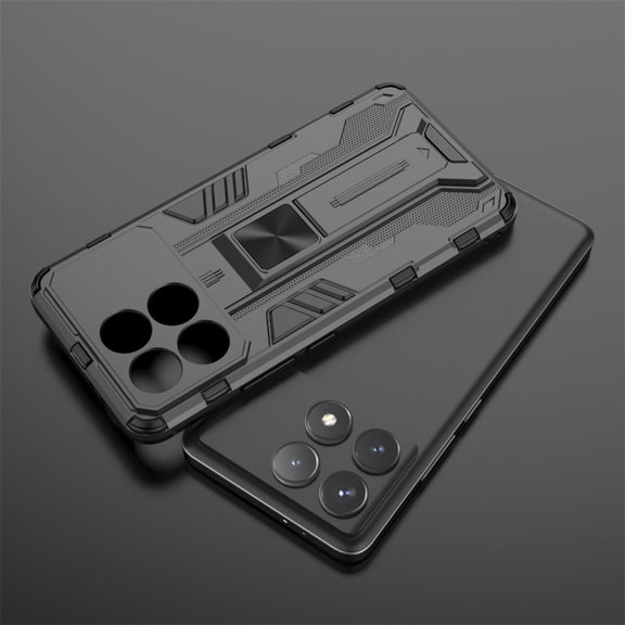 For Redmi K70 Pro Supersonic Armor PC Hybrid TPU Phone Case(Grey)