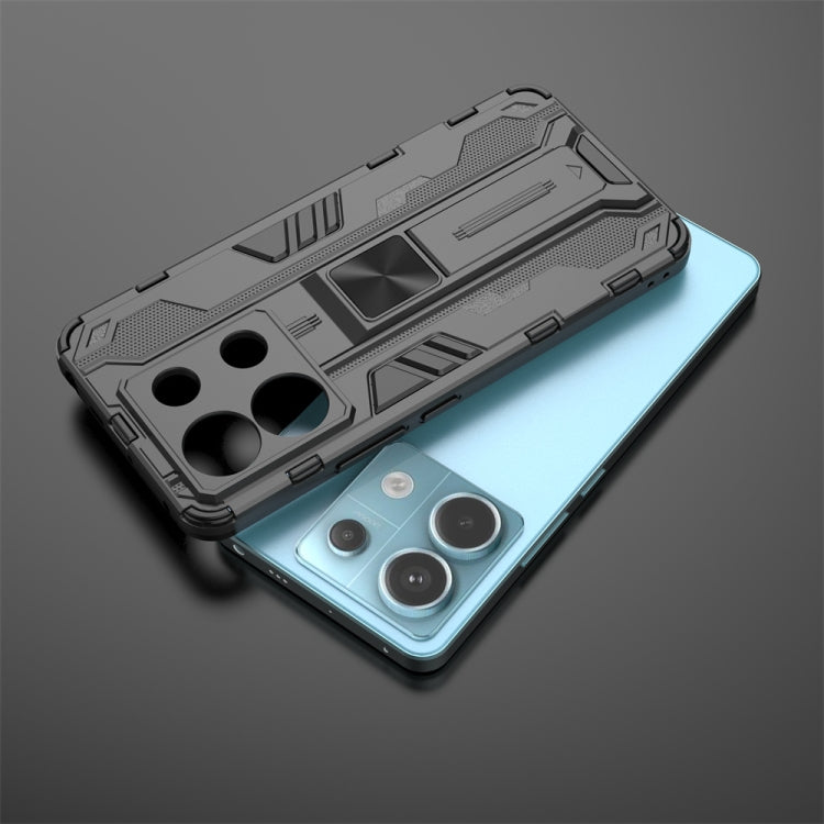 For Xiaomi Poco X6 Supersonic Armor PC Hybrid TPU Phone Case(Red)
