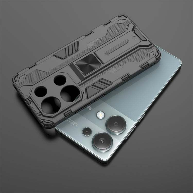 For  Redmi Note 13 Pro 4G Supersonic Armor PC Hybrid TPU Phone Case(Red)