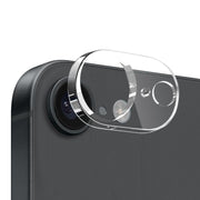 For iPhone 16e NORTHJO 3 in 1 TPU Phone Case with Screen Film and Lens Film(Clear)