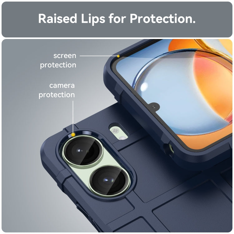 For Xiaomi Redmi 13C Full Coverage Shockproof TPU Phone Case(Blue)