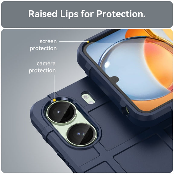 For Xiaomi Redmi 13C Full Coverage Shockproof TPU Phone Case(Blue)