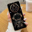 For Huawei Mate 50 Pro Electroplating Astronaut Holder Phone Case(Black) - free shipping - PMC TechLife - Order now!