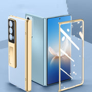 For Honor Magic Vs2 Electroplated Case-film Integral Hinge Shockproof Phone Case(Black)