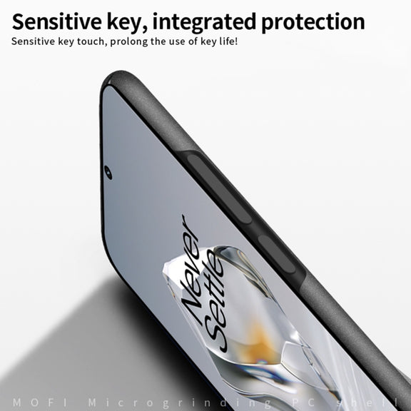 For OnePlus 12 MOFI Fandun Series Frosted PC Ultra-thin All-inclusive Phone Case(Black)