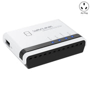WAVLINK NU516U1 USB2.0 Wireless Printer Server With 10 / 100Mbps LAN / Bridge WiFi(AU Plug)