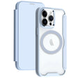 For iPhone 13 Pro MagSafe RFID Blocking Adsorption Flip Leather Phone Case(Blue) - iPhone 13 Pro Cases by PMC TechLife | Online Shopping South Africa | PMC TechLife